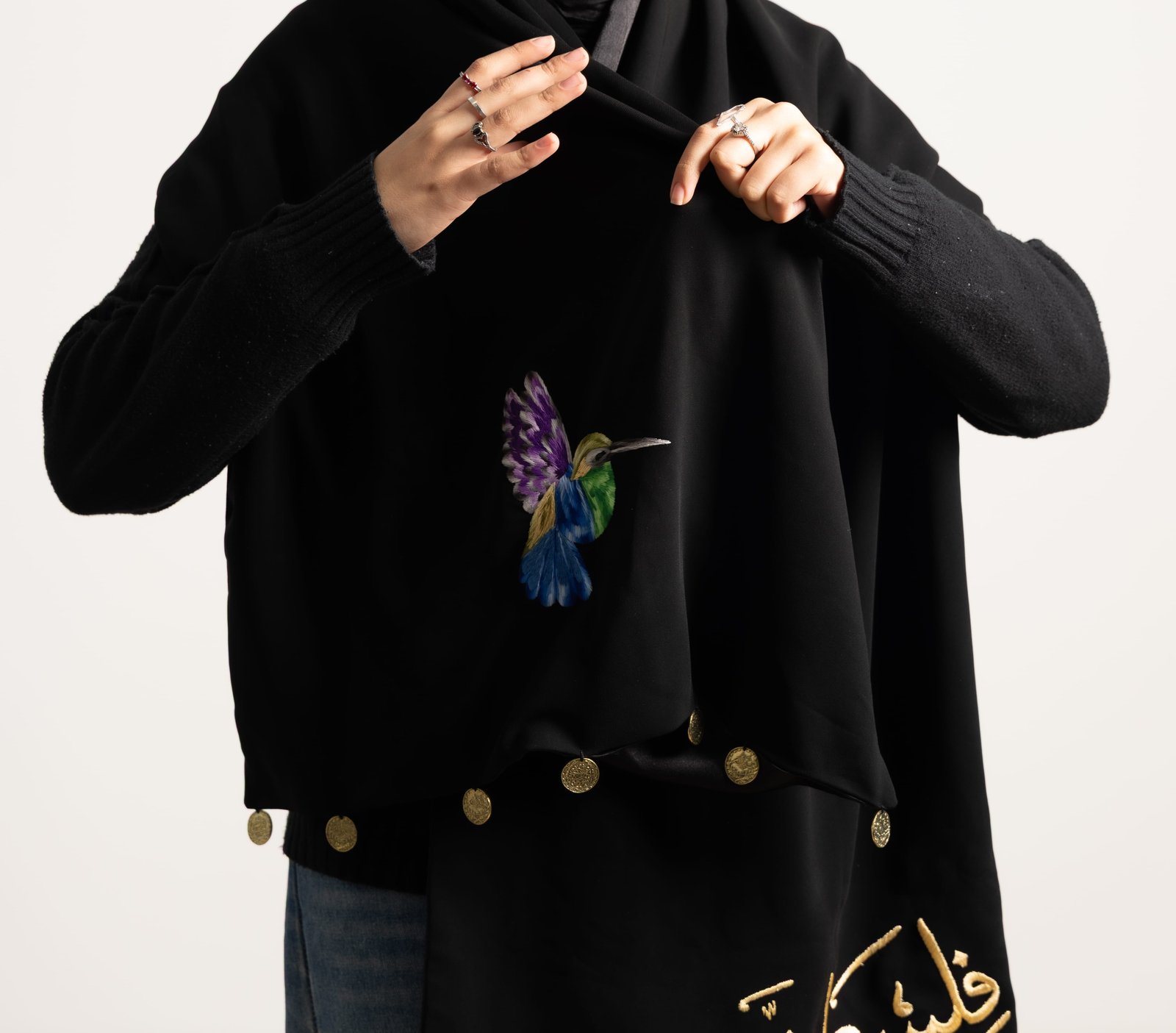 شال "ليل فلسطين" – الإصدار الأسود